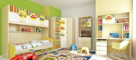 Детская комната Клаксон (Бежевый/корпус Клен) в Заозёрном - zaozyornyj.katalogmebeli.com | фото 5