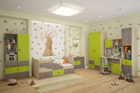 Детская комната Пуговка в Заозёрном - zaozyornyj.katalogmebeli.com | фото 1