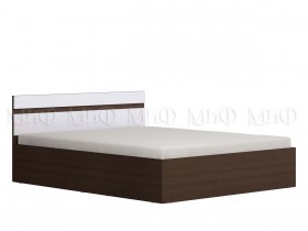 Ким кровать с подъемным механизмом 1,4 (Венге/белый глянец) в Заозёрном - zaozyornyj.katalogmebeli.com | фото