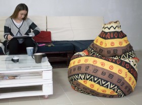 Кресло-груша Большое-Африка в Заозёрном - zaozyornyj.katalogmebeli.com | фото 4