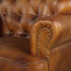 Кресло кожаное Чарльз в Заозёрном - zaozyornyj.katalogmebeli.com | фото 5