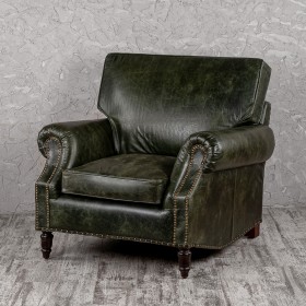 Кресло кожаное Лофт Аристократ (ширина 1070 мм) в Заозёрном - zaozyornyj.katalogmebeli.com | фото