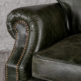 Кресло кожаное Лофт Аристократ (ширина 1070 мм) в Заозёрном - zaozyornyj.katalogmebeli.com | фото 5