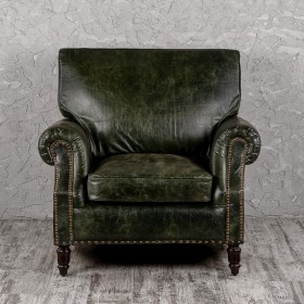 Кресло кожаное Лофт Аристократ (ширина 1070 мм) в Заозёрном - zaozyornyj.katalogmebeli.com | фото 9