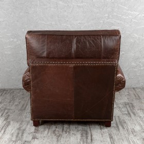 Кресло кожаное Лофт Аристократ (ширина 1100 мм) в Заозёрном - zaozyornyj.katalogmebeli.com | фото 7
