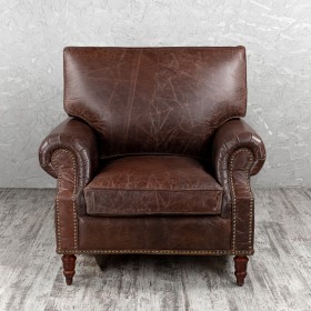 Кресло кожаное Лофт Аристократ (ширина 1100 мм) в Заозёрном - zaozyornyj.katalogmebeli.com | фото 8