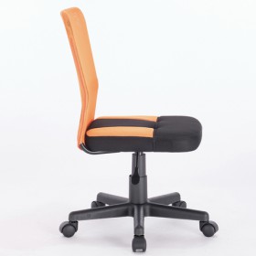 Кресло компактное BRABIX Smart MG-313 (черный, оранжевый) в Заозёрном - zaozyornyj.katalogmebeli.com | фото 2