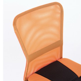 Кресло компактное BRABIX Smart MG-313 (черный, оранжевый) в Заозёрном - zaozyornyj.katalogmebeli.com | фото 4