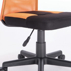 Кресло компактное BRABIX Smart MG-313 (черный, оранжевый) в Заозёрном - zaozyornyj.katalogmebeli.com | фото 5