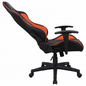 Кресло компьютерное BRABIX GT Racer GM-100 (черный, оранжевый) в Заозёрном - zaozyornyj.katalogmebeli.com | фото 4