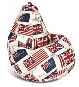 Кресло-мешок Британский Флаг в Заозёрном - zaozyornyj.katalogmebeli.com | фото 1