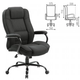 Кресло офисное BRABIX Heavy Duty HD-002 (ткань) в Заозёрном - zaozyornyj.katalogmebeli.com | фото 1