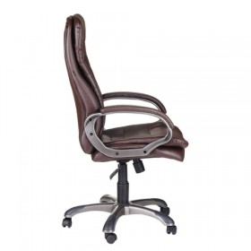 Кресло офисное BRABIX Omega EX-589 (коричневое) в Заозёрном - zaozyornyj.katalogmebeli.com | фото 2