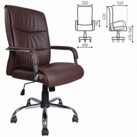 Кресло офисное BRABIX Space EX-508 (коричневый) в Заозёрном - zaozyornyj.katalogmebeli.com | фото 1