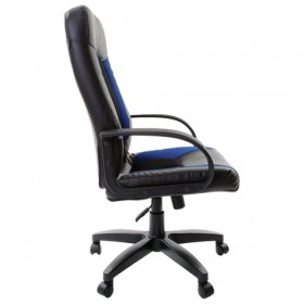 Кресло офисное BRABIX Strike EX-525 (сине-черный) в Заозёрном - zaozyornyj.katalogmebeli.com | фото 2