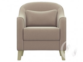 Кресло отдыха Комфорт-4 (бесцветный лак/CATANIA LATTE) в Заозёрном - zaozyornyj.katalogmebeli.com | фото 2