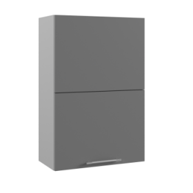 Ройс ВПГПМ 600 Шкаф верхний высокий Blum Aventos HF (Графит софт/корпус Серый) в Заозёрном - zaozyornyj.katalogmebeli.com | фото