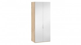 Шкаф для одежды с 2 зеркальными дверями «Эмбер» Яблоня Беллуно в Заозёрном - zaozyornyj.katalogmebeli.com | фото