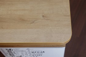 Стол с ящиками «Оксфорд» (Ривьера/Белый с рисунком) в Заозёрном - zaozyornyj.katalogmebeli.com | фото 12