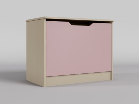 Ящик для игрушек Грэйси (Розовый/корпус Клен) в Заозёрном - zaozyornyj.katalogmebeli.com | фото