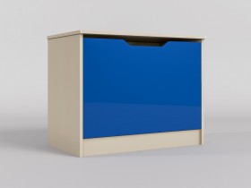Ящик для игрушек Скай люкс (Синий/корпус Клен) в Заозёрном - zaozyornyj.katalogmebeli.com | фото